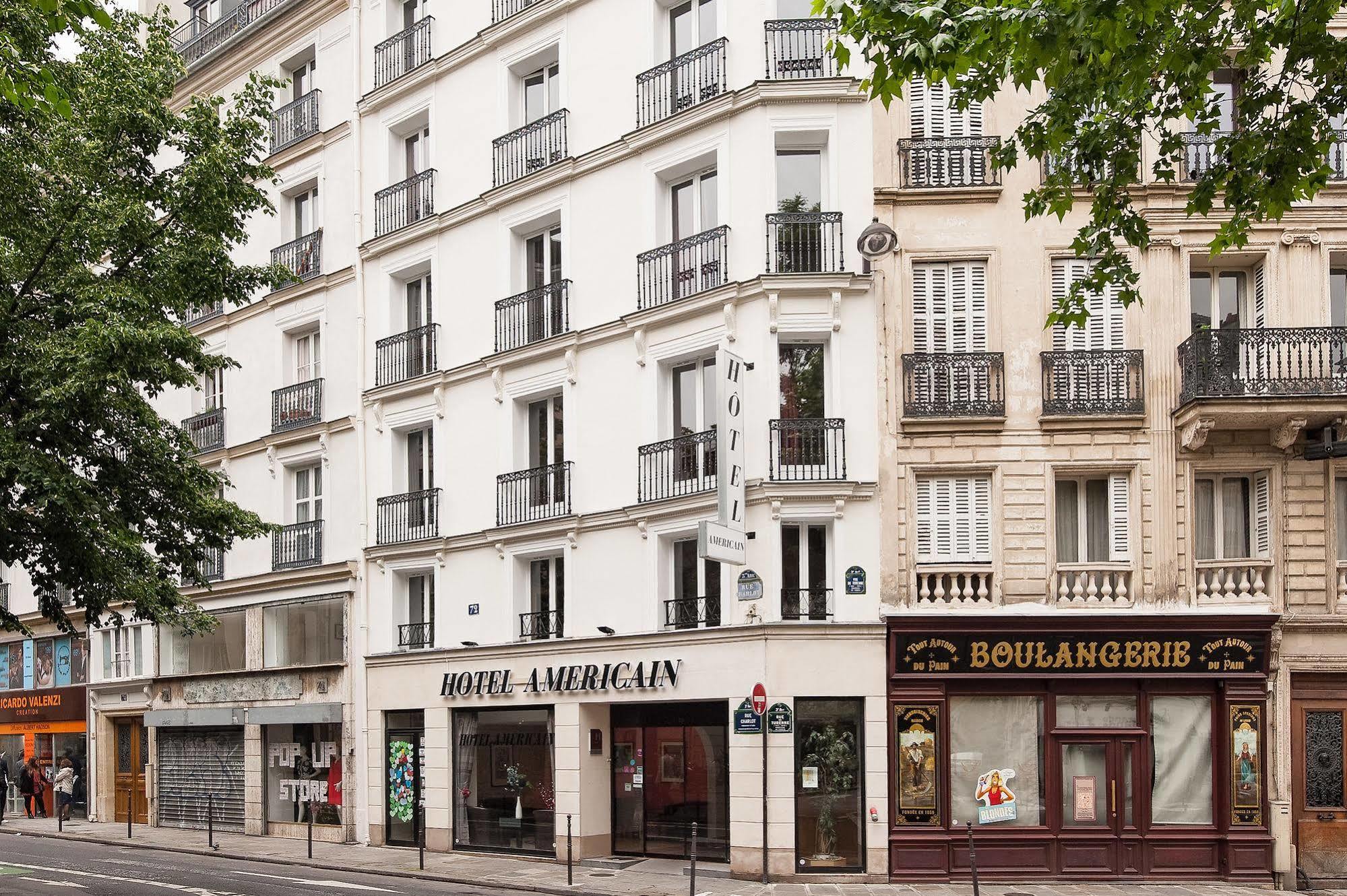 Hotel Americain Párizs Kültér fotó
